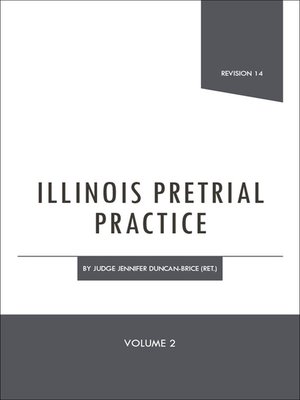 cover image of Illinois Pretrial Practice
